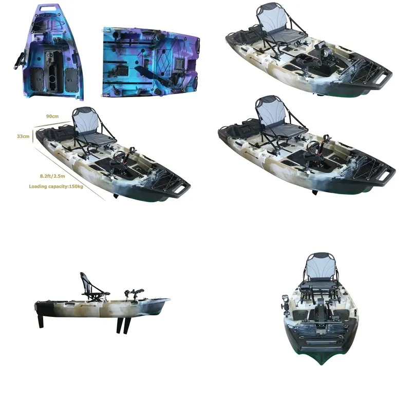 Fishing Boat Seat - Kayak Modulare Monoposto da 8 Piedi