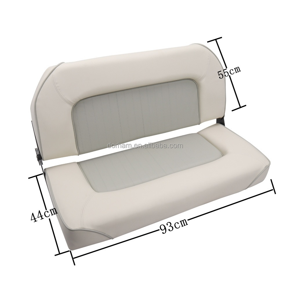 Fishing Boat Seat - Sedile Doppio Pieghevole Marino con Schienale