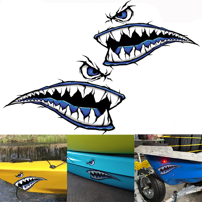 Fishing Boat Paddle - 2 pezzi adesivi per barche con